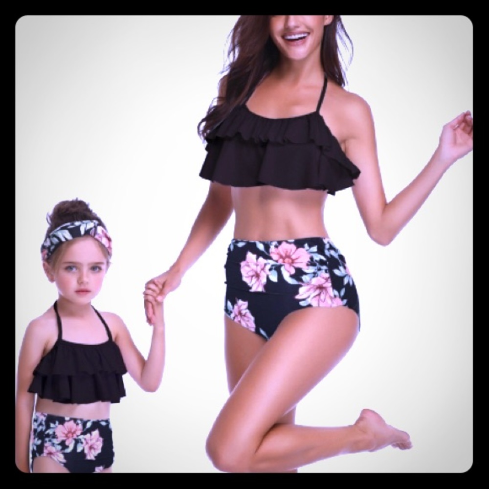 🔥HOT 2 suit 1 price! Mommy & me matching swim